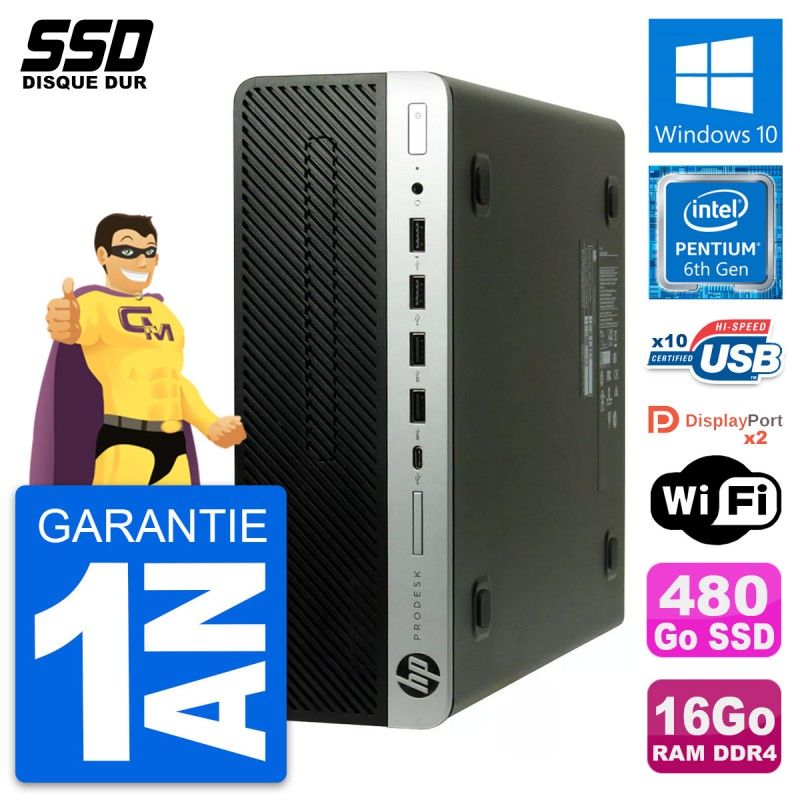 HP ProDesk 600 G3 SFF Desktop Computer