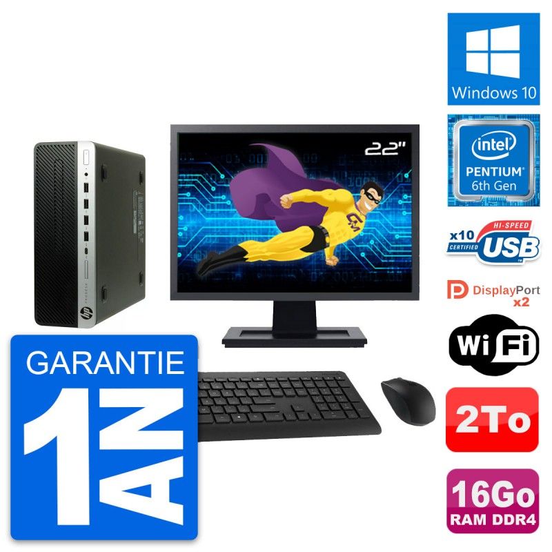Ordinateur de bureau HP ProDesk 600 G3 SFF