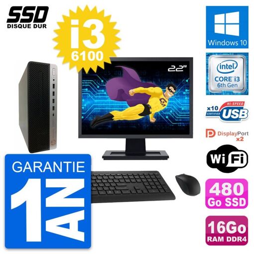 Computadora de escritorio HP ProDesk 600 G3 SFF