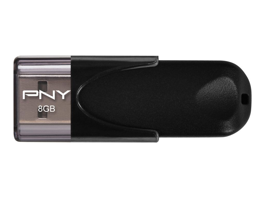 PNY Attaché 4 USB Flash Drive - 8GB, USB 2.0