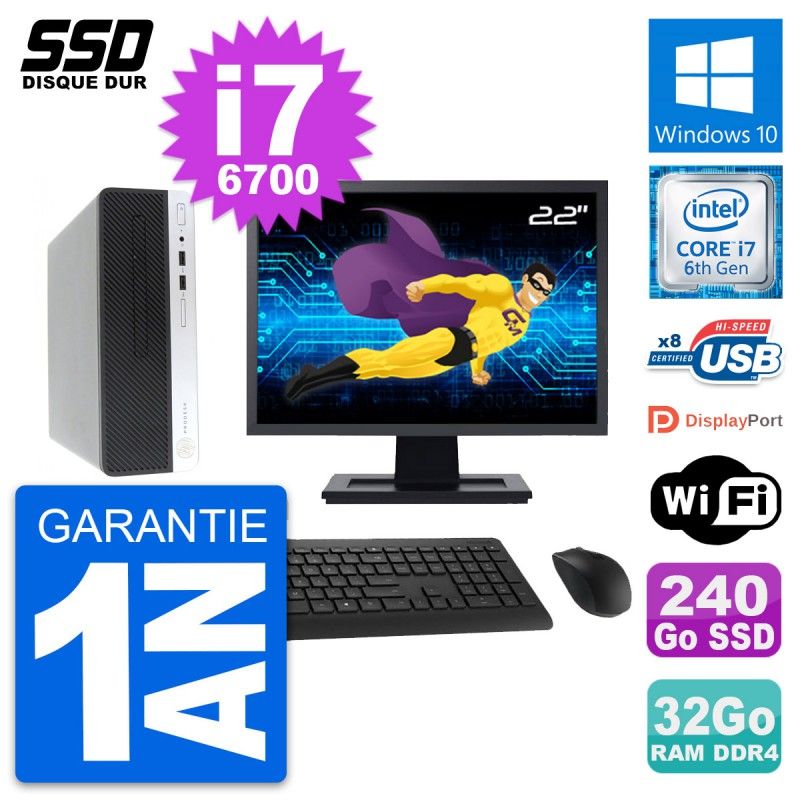 HP ProDesk 400 G4 SFF Desktop Computer