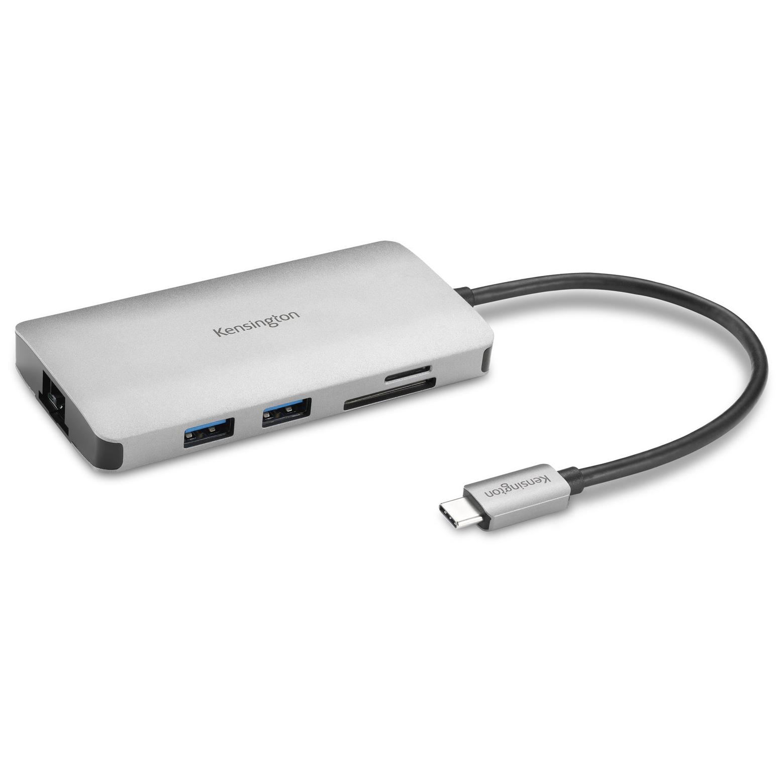 Kensington Mobile 8-in-1 USB-C Docking Station (UH1400P)