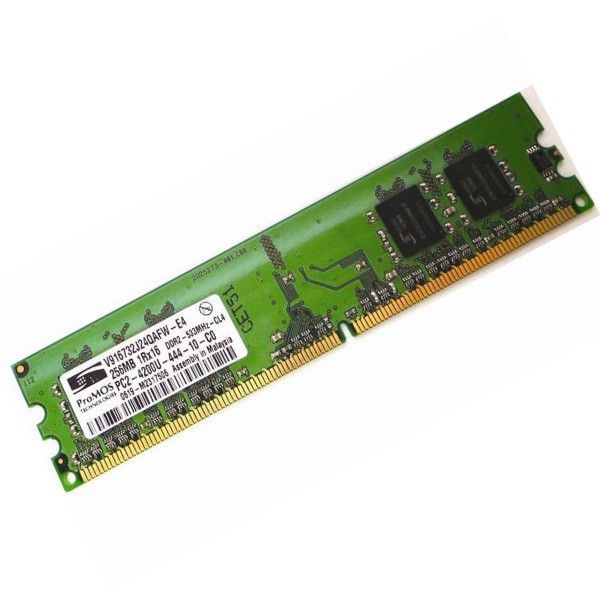 ProMOS V916732J24QAFW-E4 256MB DDR2 PC-4200U 533MHz CL4 Memory Module