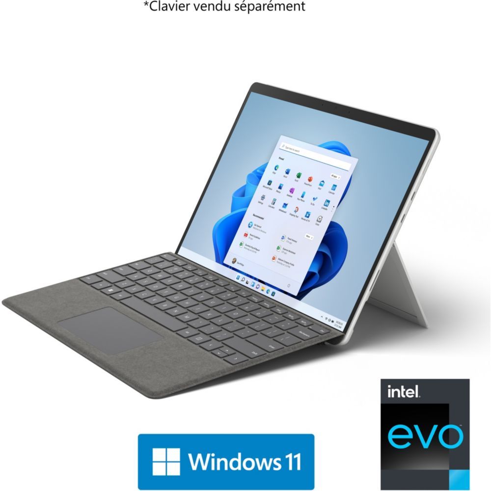 Microsoft Surface Pro 8 - 13" Core i5, 8GB RAM, 256GB SSD, Silver