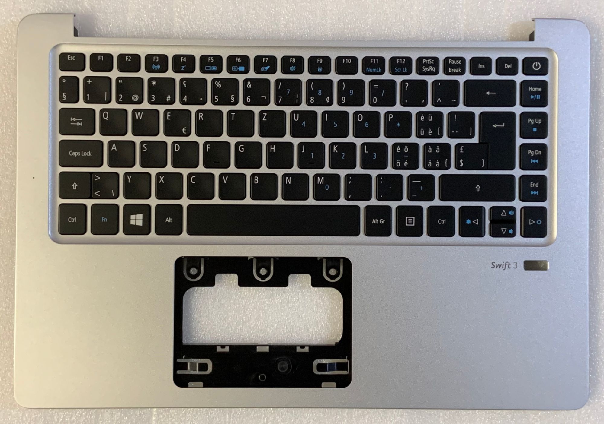 Acer Aspire SF314-51 Swiss-German QWERTY Keyboard