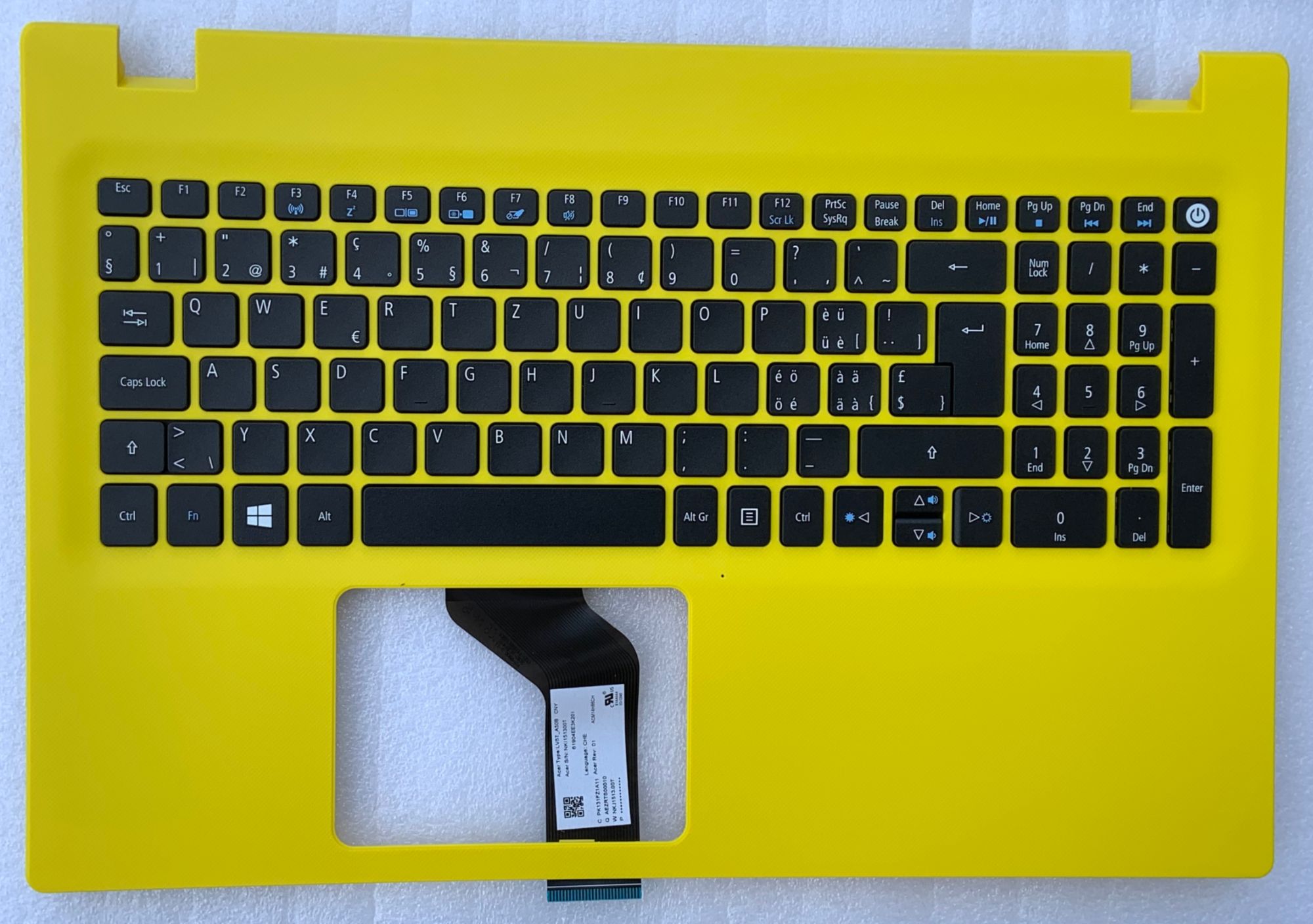 Acer Aspire E5-573 Swiss-German Qwerty Keyboard (61904EE3K201)