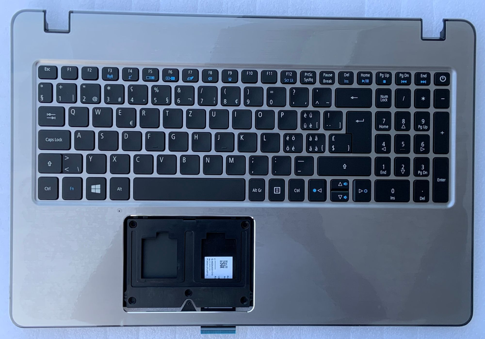 Acer Aspire F5-573G Swiss-German Qwertz Keyboard