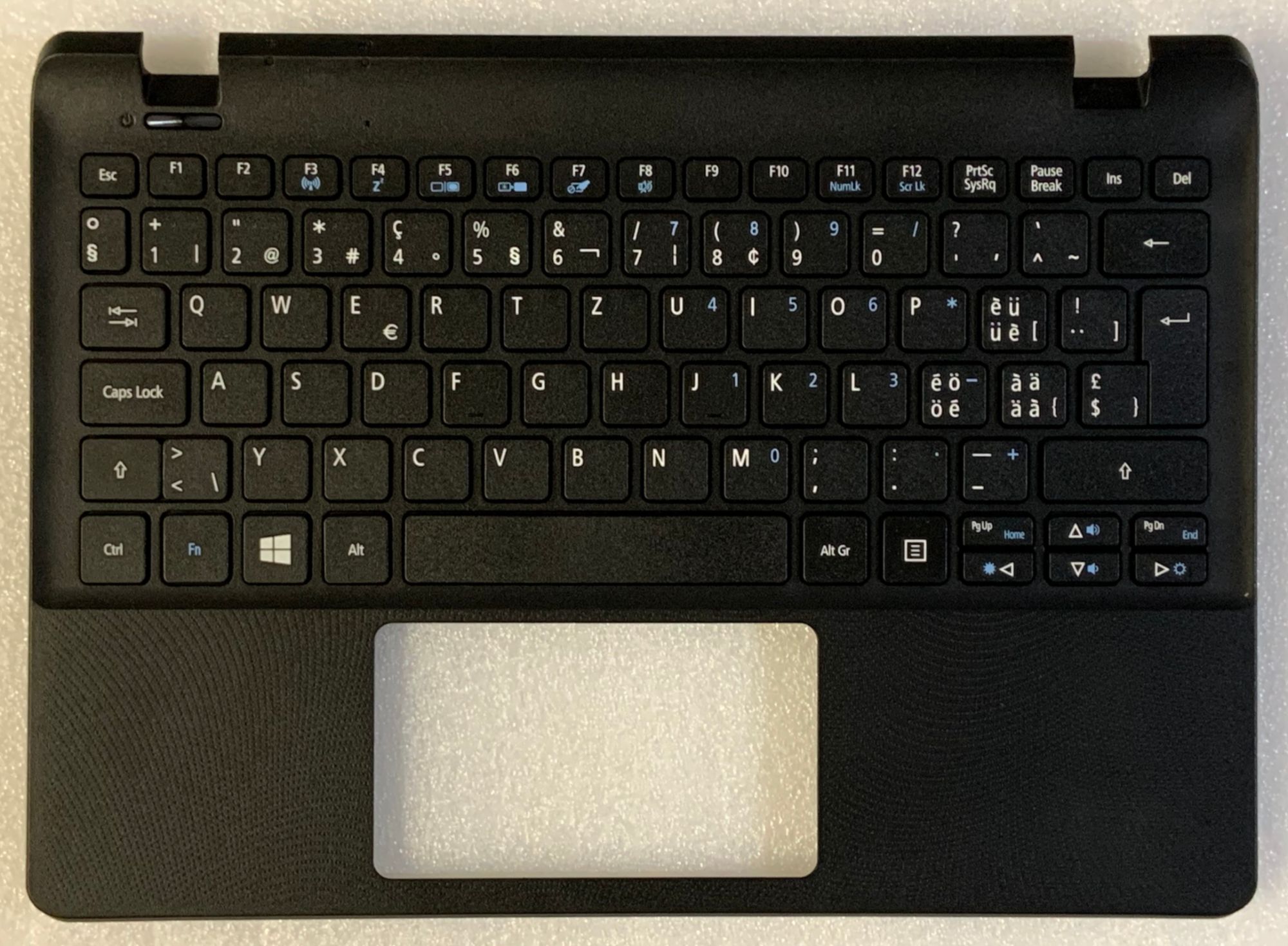 Clavier Qwartz Suisse pour Acer Aspire ES1-131/TravelMate TMB116 - Noir