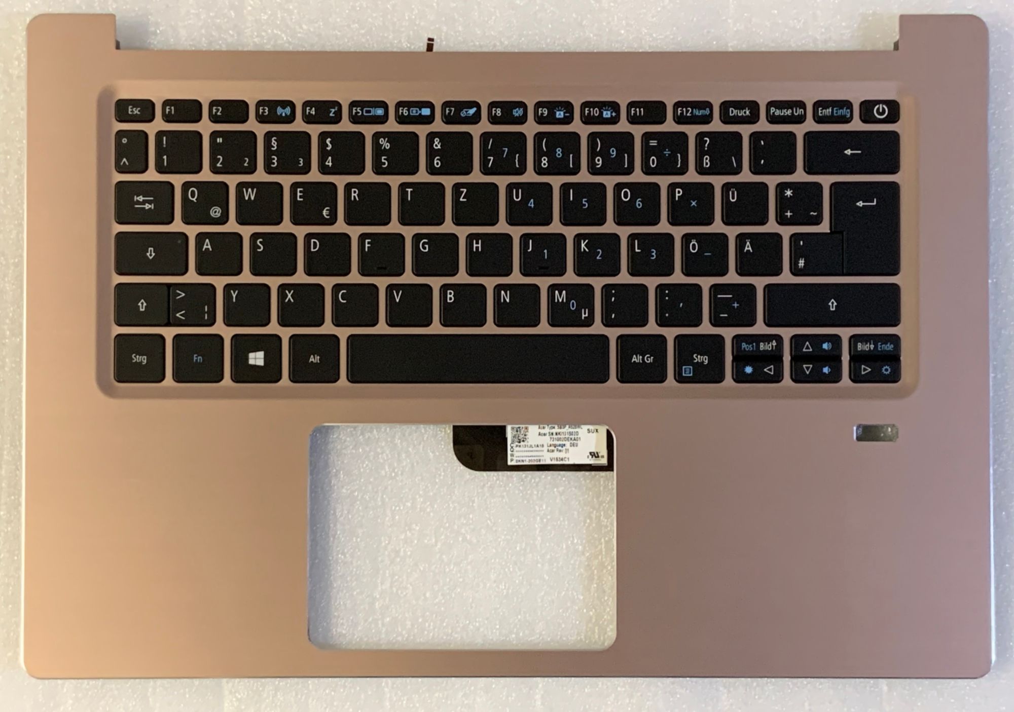 Acer Swift SF314-52 German Qwerty Keyboard
