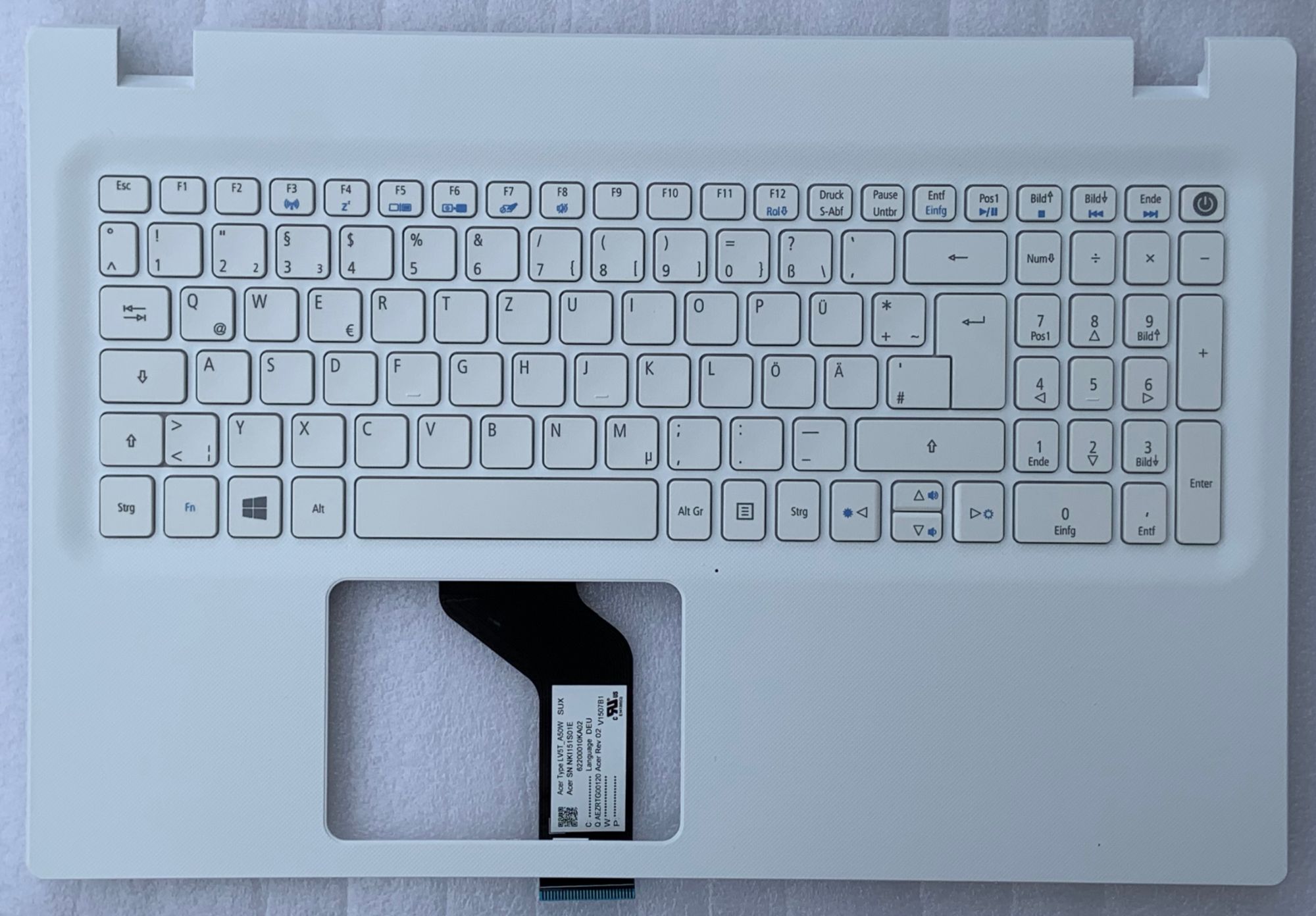 Acer Aspire E5-573 German Qwerty Keyboard