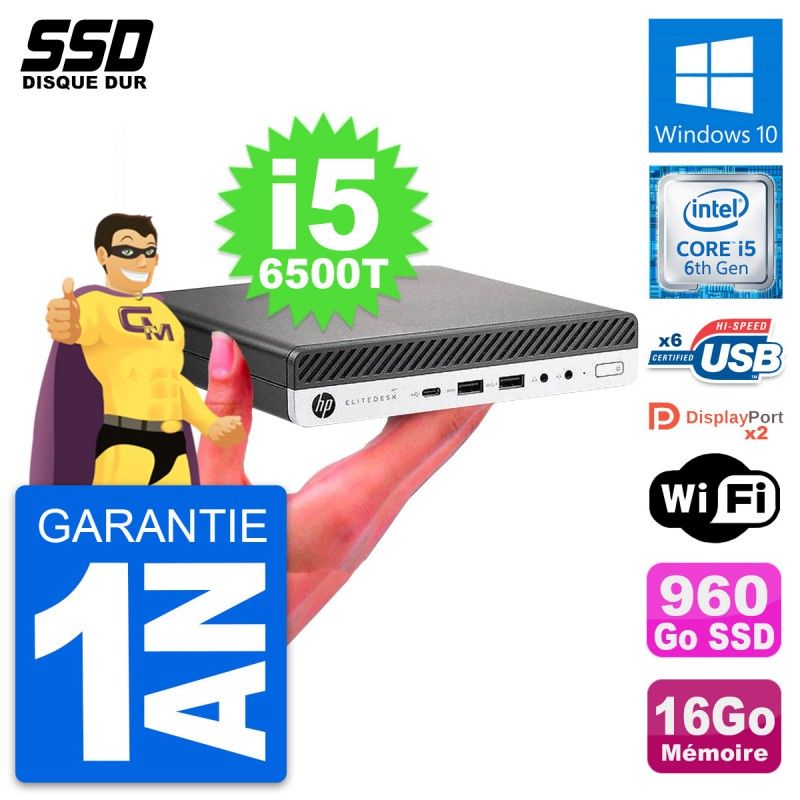 HP Ultra Mini PC 800 G3 DM
