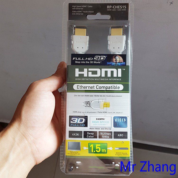 Nipseyteko HDMI Cable for Panasonic 4K TV and Digital Cameras