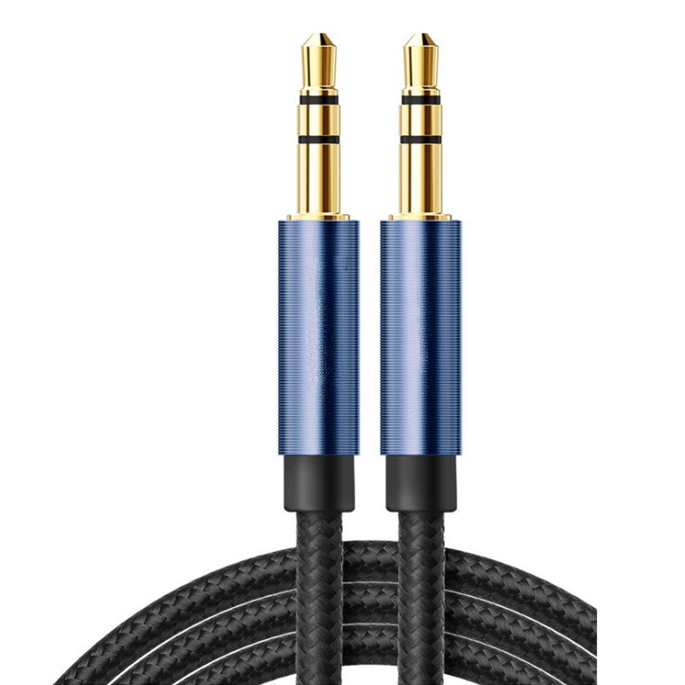 Nipseyteko 2m Audio Cable 3.5mm, Aux Cable for Speaker, iPhone 6, Samsung Galaxy S8, Car Headset, Redmi 4X