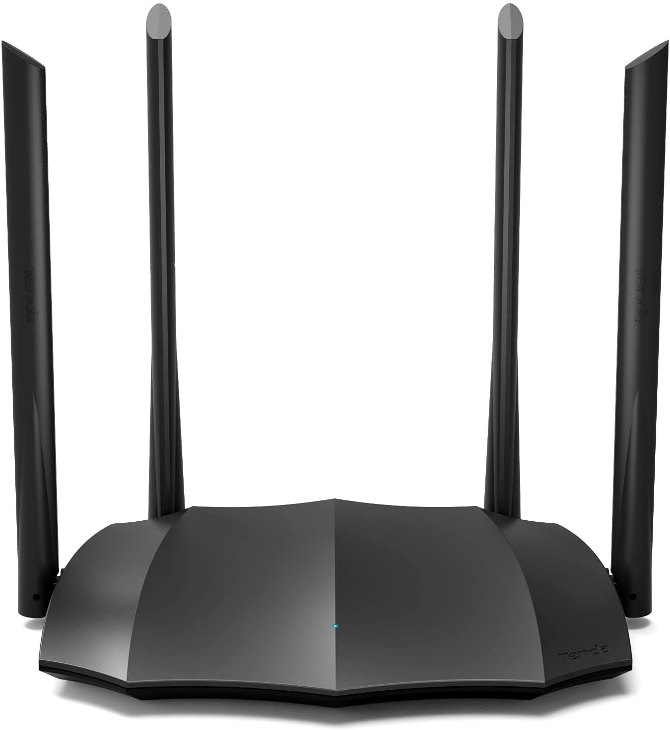 Tenda AC8 WiFi Router Dual Band AC1200 V3.0 - 4x6 dBi Antennas, Gigabit Ports, Parental Control, Ideal for Gaming and Streaming