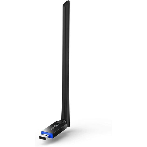 Tenda U10 Dual Band WiFi Adapter, 650Mbps, 6dBi Antenna - USB Wi-Fi Dongle, MU-MIMO, Plug & Play