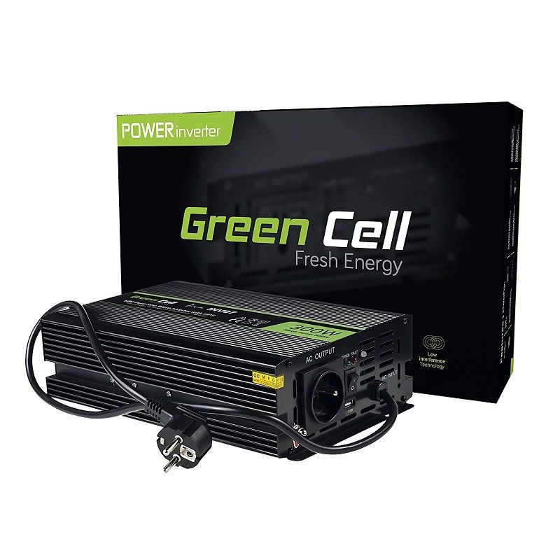 Green Cell 300W/600W Pure Sinus Converter
