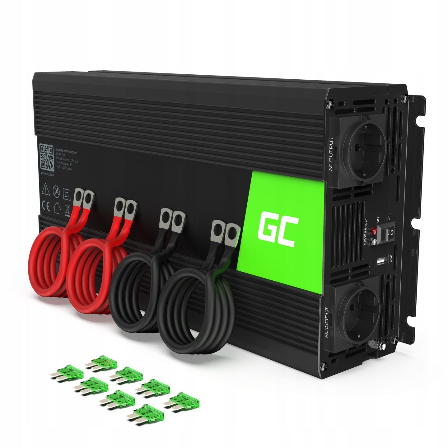 Green Cell 3000W/6000W Pure Sinus Converter