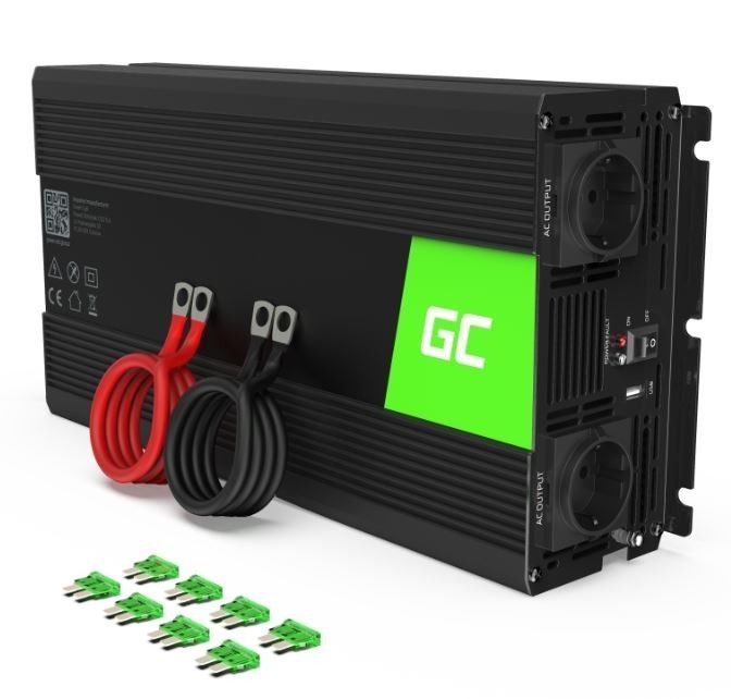 Green Cell 1500W/3000W Modified Sinusoidal Voltage Converter