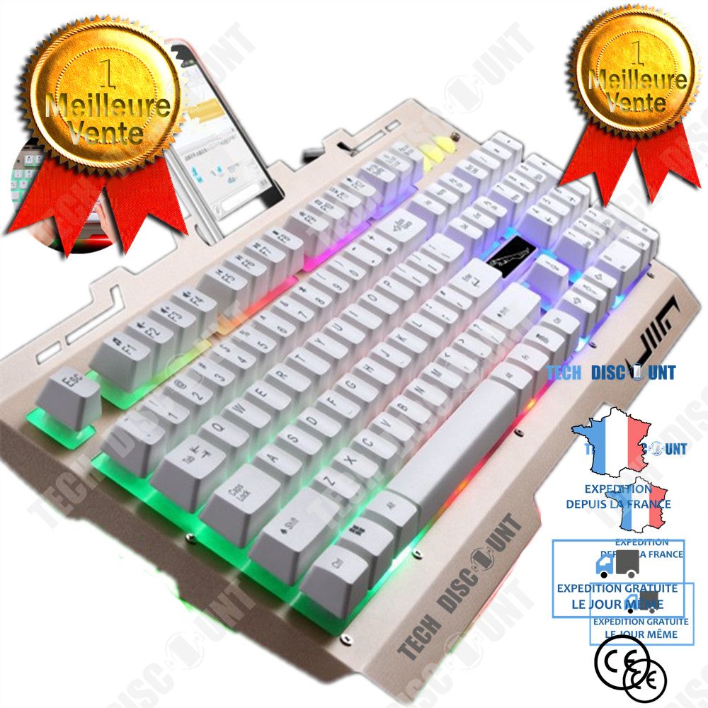 Tech Discount Gaming Keyboard with RGB Lighting