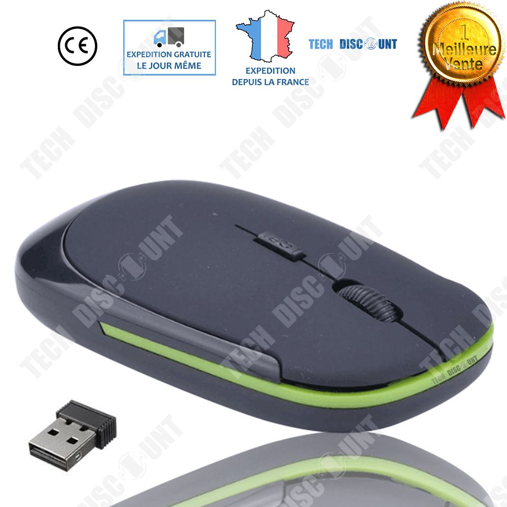 Tech Discount Wireless Ergonomic Silent Mini Optical Mouse