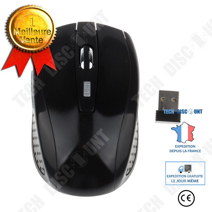 Tech Discount Wireless Gaming Mouse / 2.4G Optical Wireless Mouse for Laptop & PC Gamer