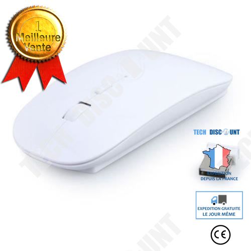 Tech Discount Wireless White Mouse