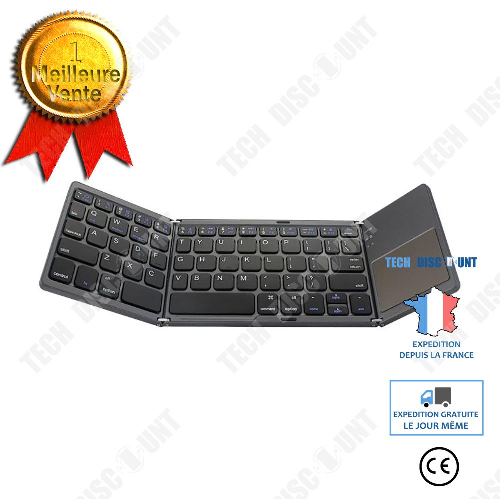 Tech Discount Foldable Bluetooth Keyboard