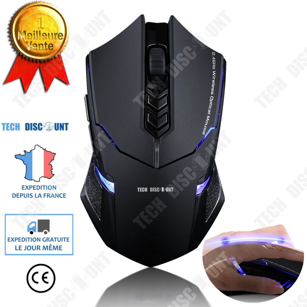 Tech Discount Wireless Gaming Mouse with Silent Design
