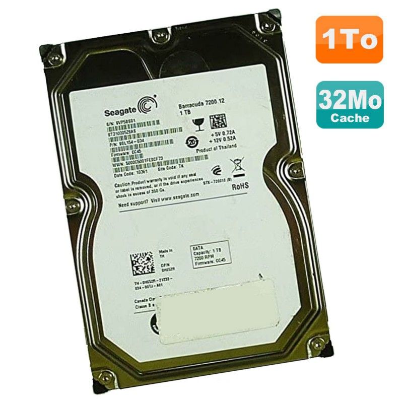 Seagate 1TB Internal Hard Drive 3.5" SATA
