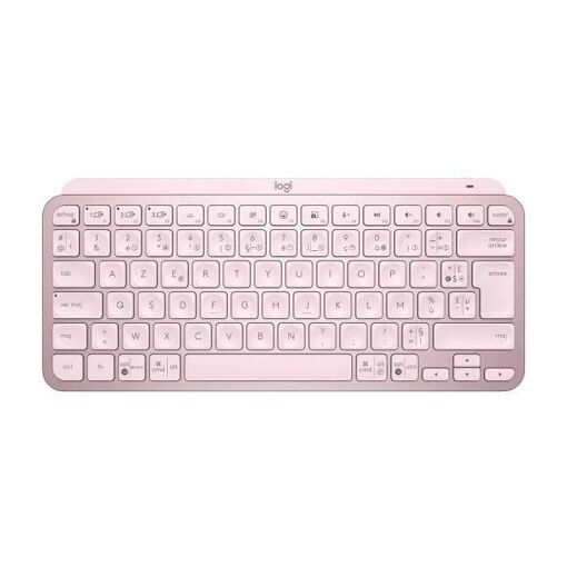 Logitech MX Keys Mini Bluetooth Keyboard AZERTY French - Pink