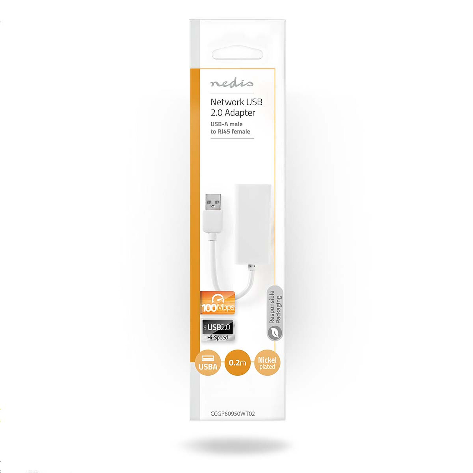 Nedis USB-A / RJ45 network adapter