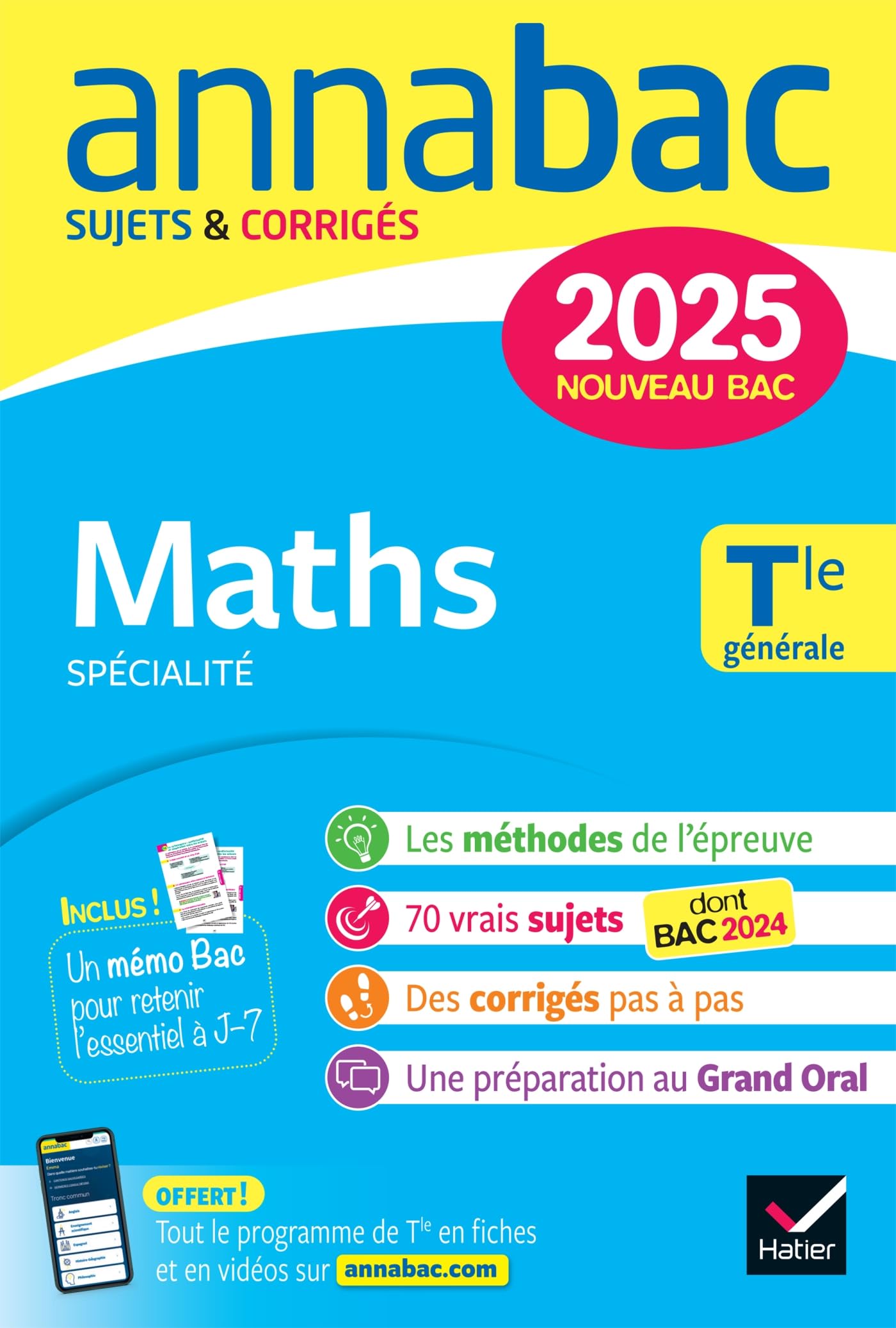 Matemáticas especialidad, terminal general: nuevo bac 2025 - Martine Salmon
