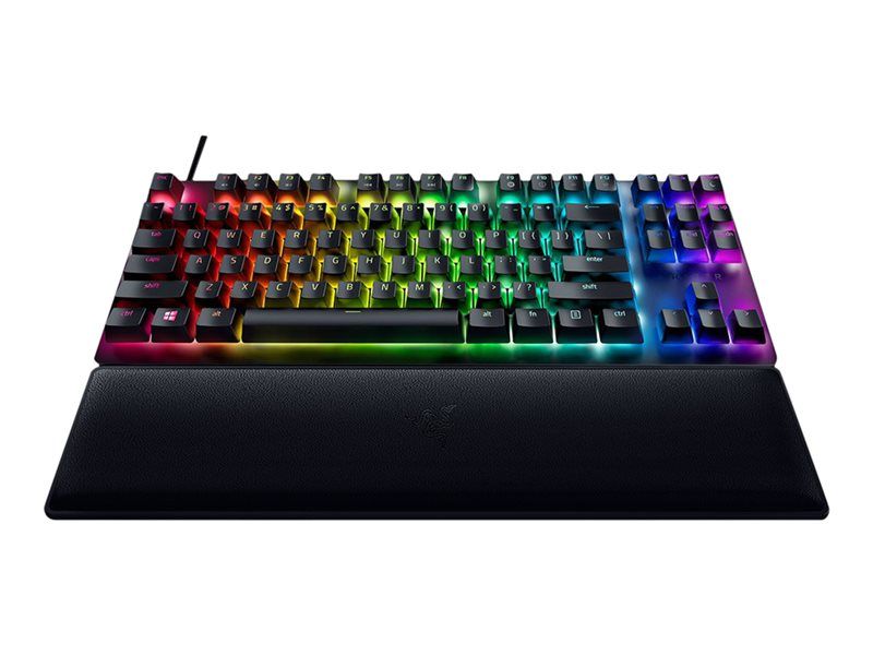 Razer Huntsman V2 TKL - USB-C Keyboard - Backlit - French - Razer Linear Optical Red Gen-2 Switch