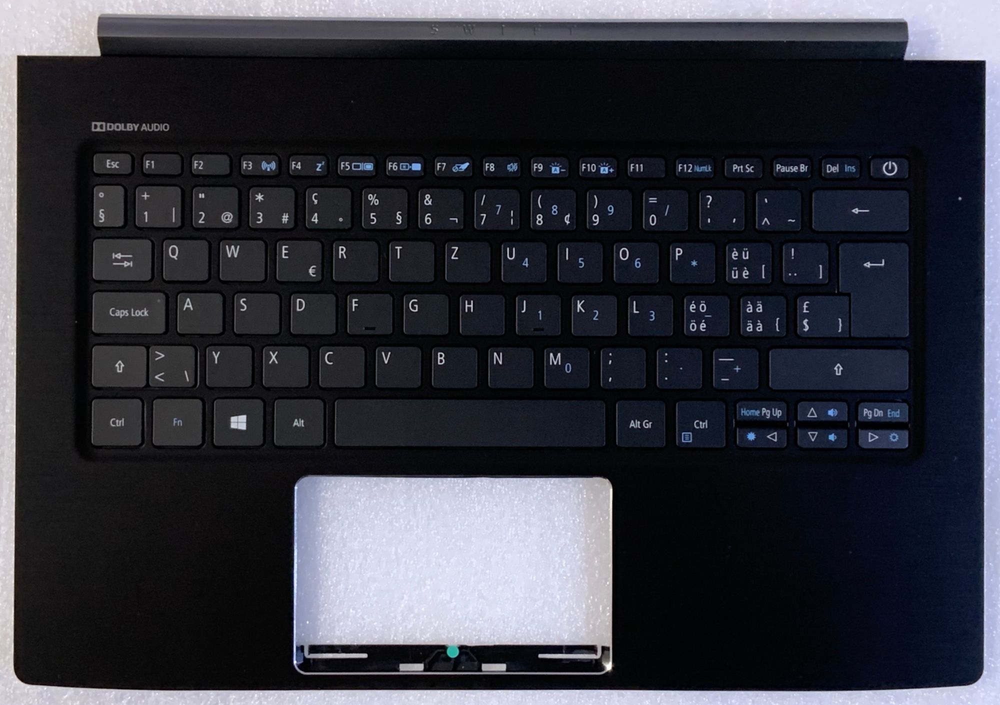 Clavier Qwerty Suisse Allemand pour Acer Aspire SF514-51