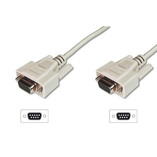 Digitus Data Transfer Cable, D-Sub9/F - D-Sub9/F