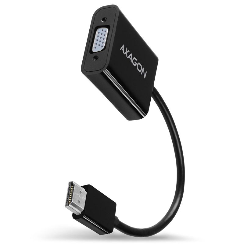 Axagon VGA Adapter, Full HD HDMI to VGA with Audio