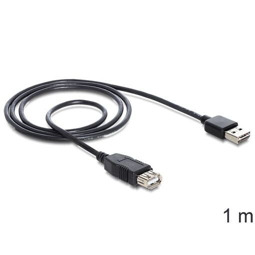 Delock Easy USB 2.0 A - 1m USB Cable