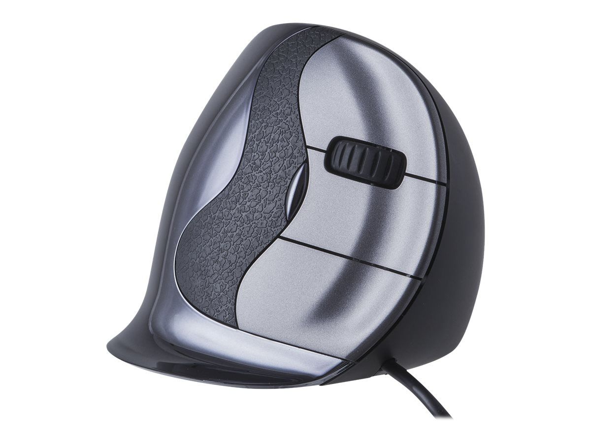 Bakker Elkhuizen Evoluent D Wired Optical Vertical Mouse for Right-Handed Users