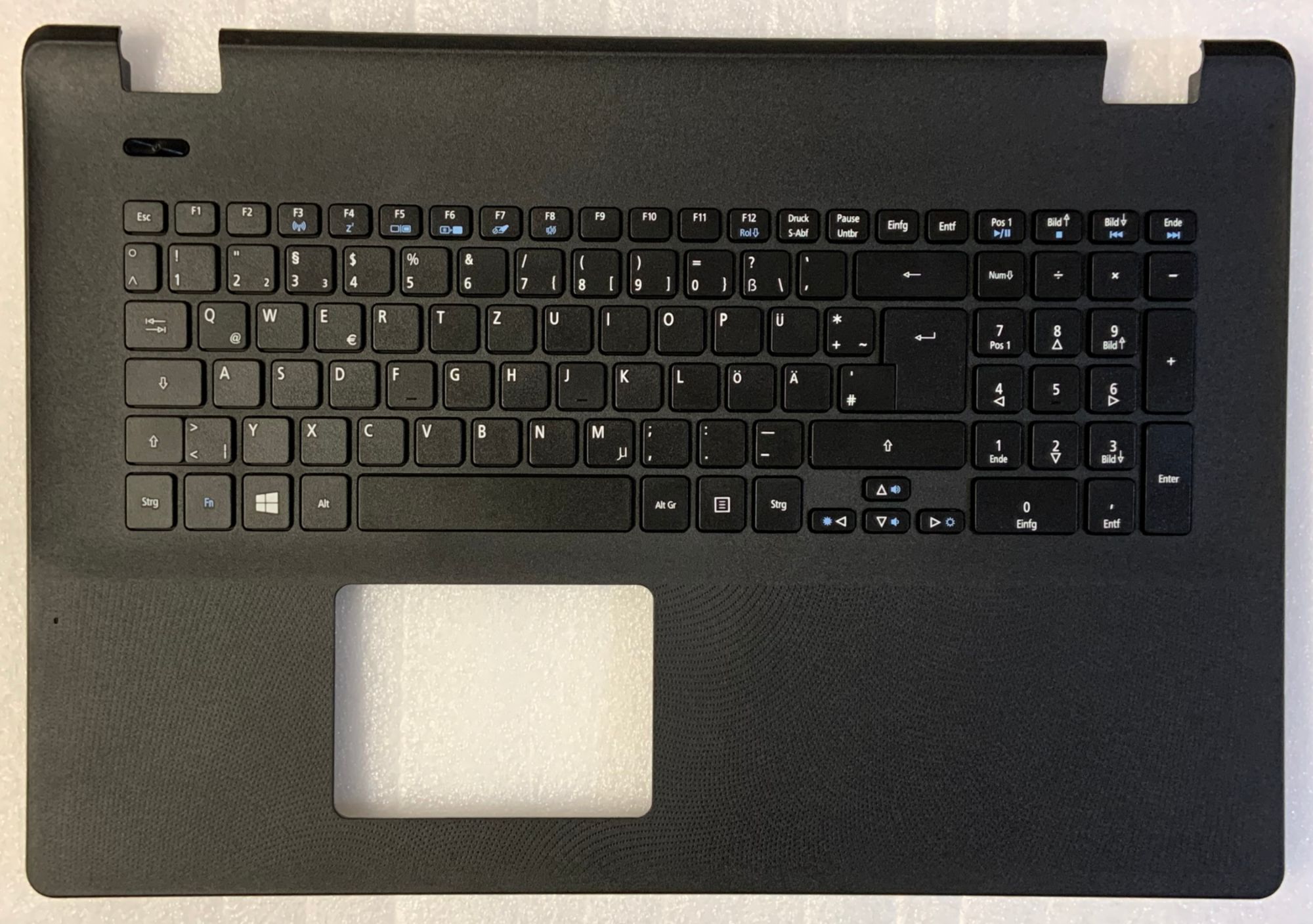 Acer Aspire ES1-711 German Qwerty Keyboard, Black