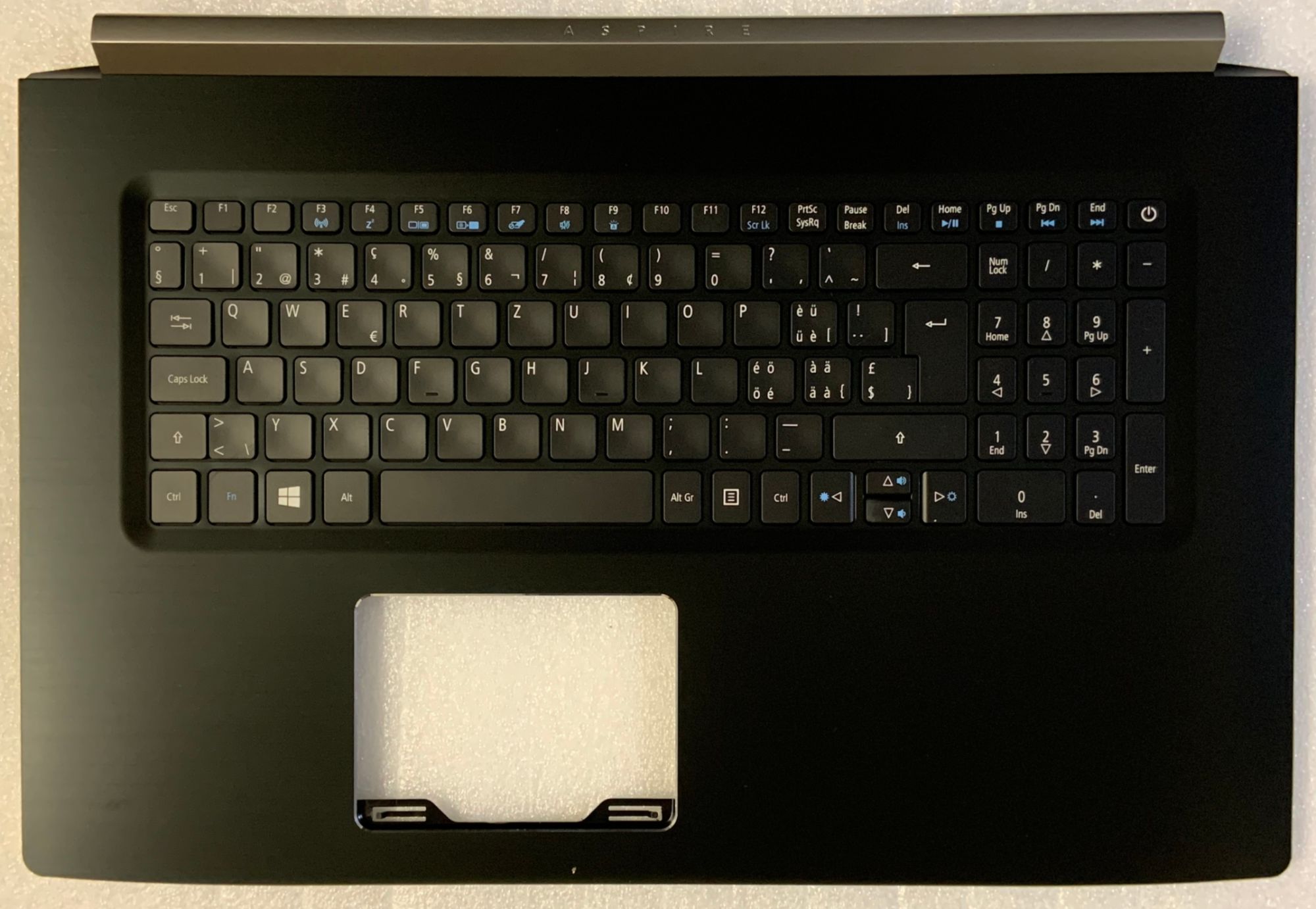 Acer Aspire A717-71 Swiss-Allemand Qwerty Keyboard (6B.GPGN2.013)
