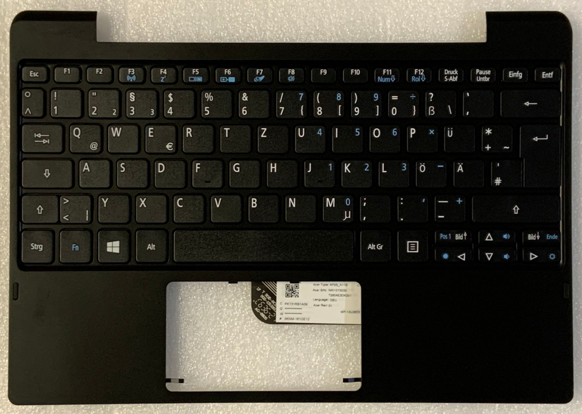 Acer German Qwerty Keyboard for Tablet Switch SW5-017