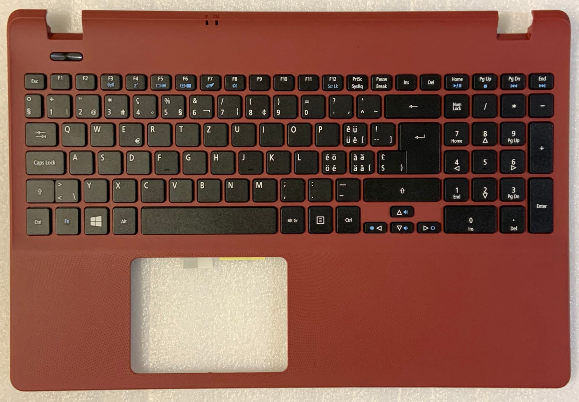 Acer Aspire ES1-531 Swiss-German Qwerty Keyboard - Red