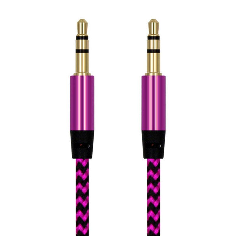 Nylon 3.5mm to 3.5mm Audio Cable, 1m
