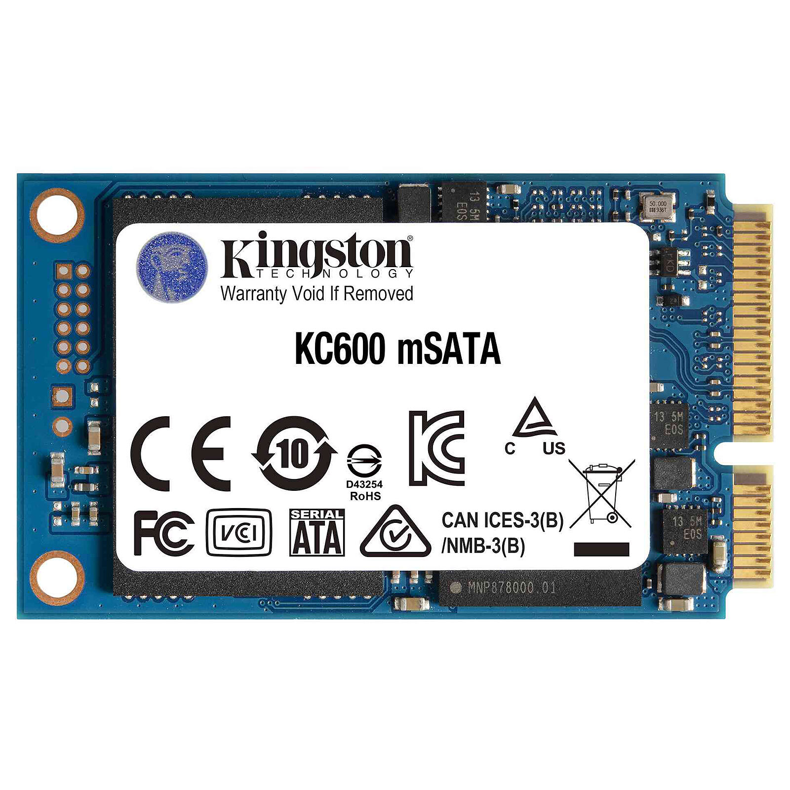 Kingston KC600 512GB mSATA