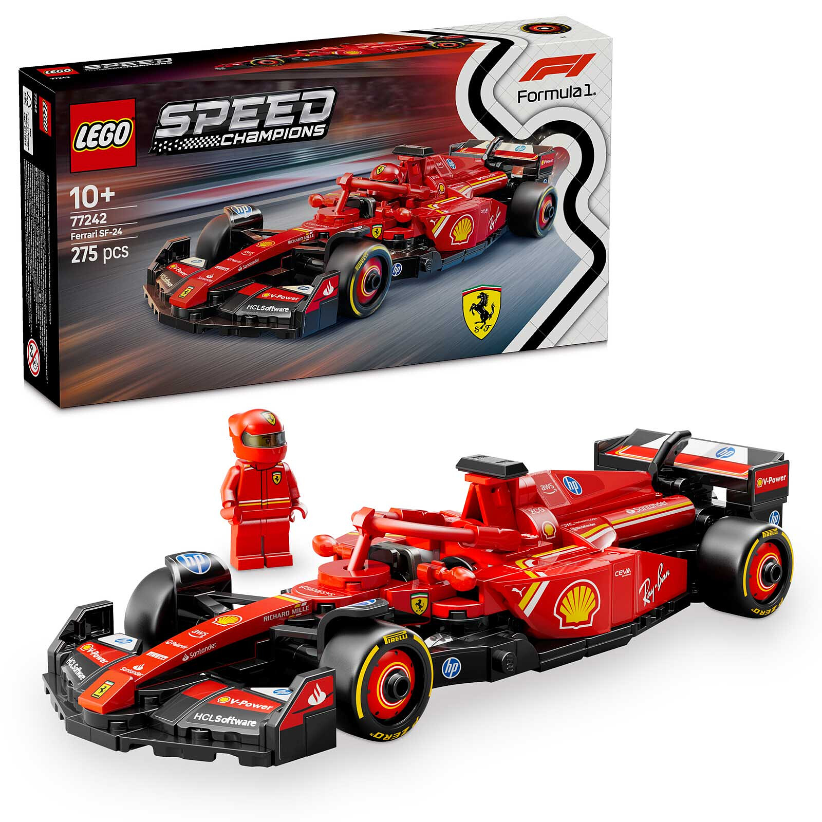 LEGO Speed Champions 77242 Ferrari SF-24 F1 Car
