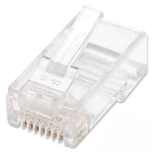 Intellinet RJ-45 Cable Connector, Transparent