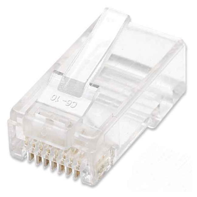 Intellinet RJ-45 Cable Connector, Transparent