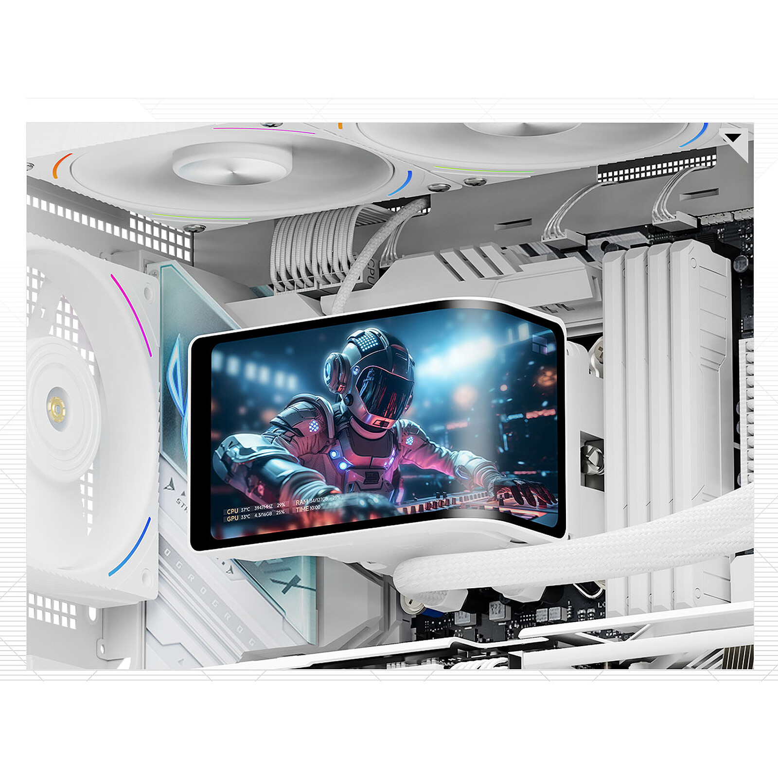 Thermalright Wonder Vision 360 Turbo ARGB White - White