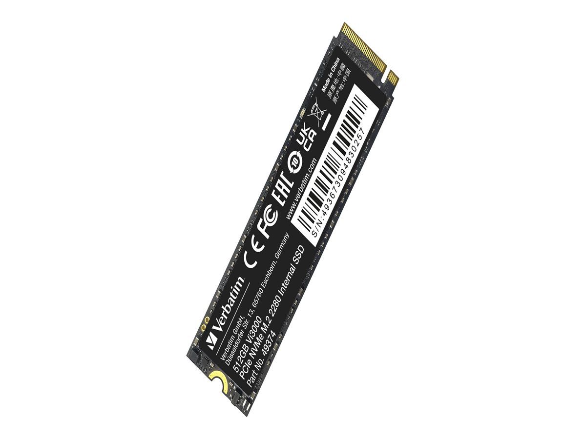 Verbatim Vi3000 SSD - 512GB High Endurance M.2 2280 PCIe 3.0 x4 (NVMe)