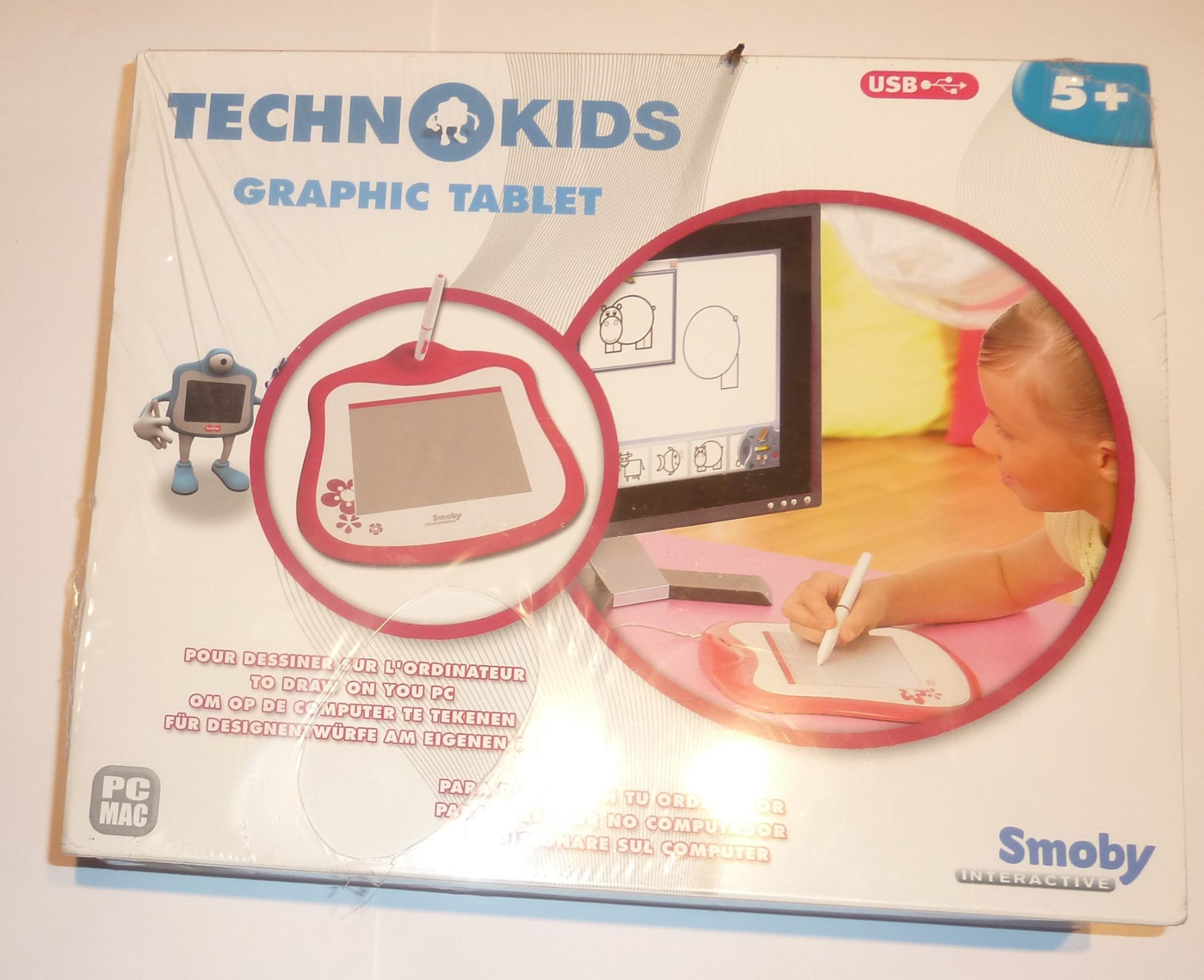 Smoby Graphic Tablet for Drawing on Computer